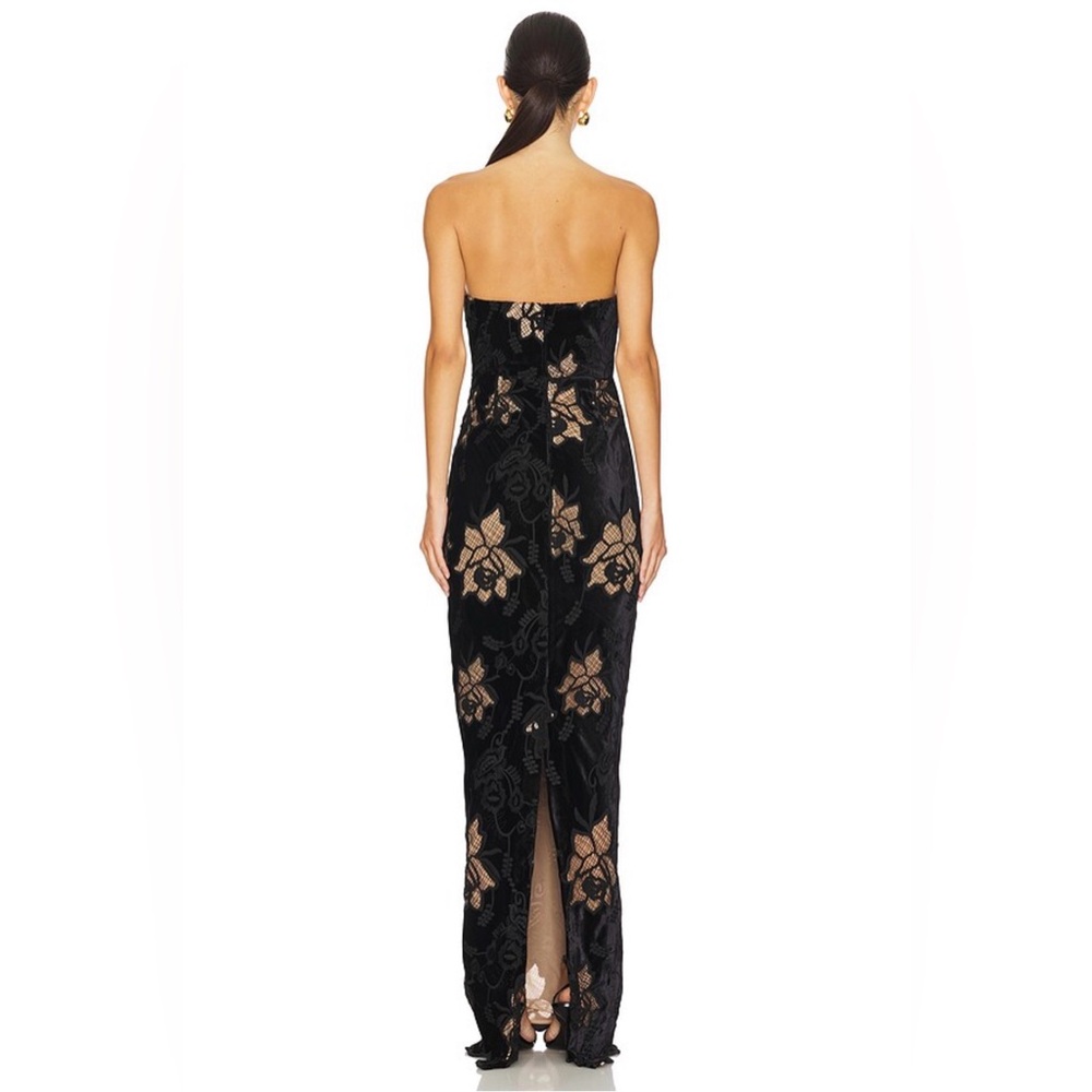 SAU LEE Viola Gown in Black - Picture 3 of 6